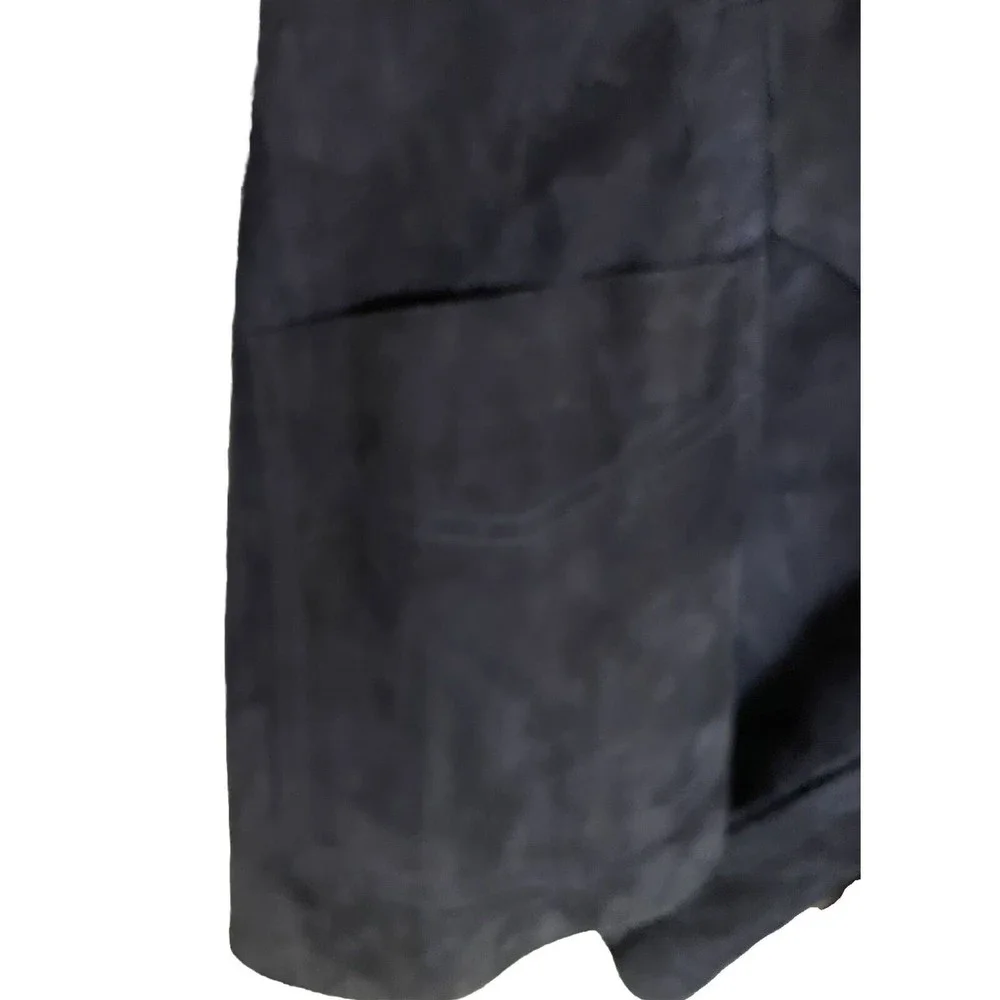 Vintage Furs-Ettex Made In Paris France‎ Bohemian Navy Suede Blazer Size Small - Picture 5 of 5